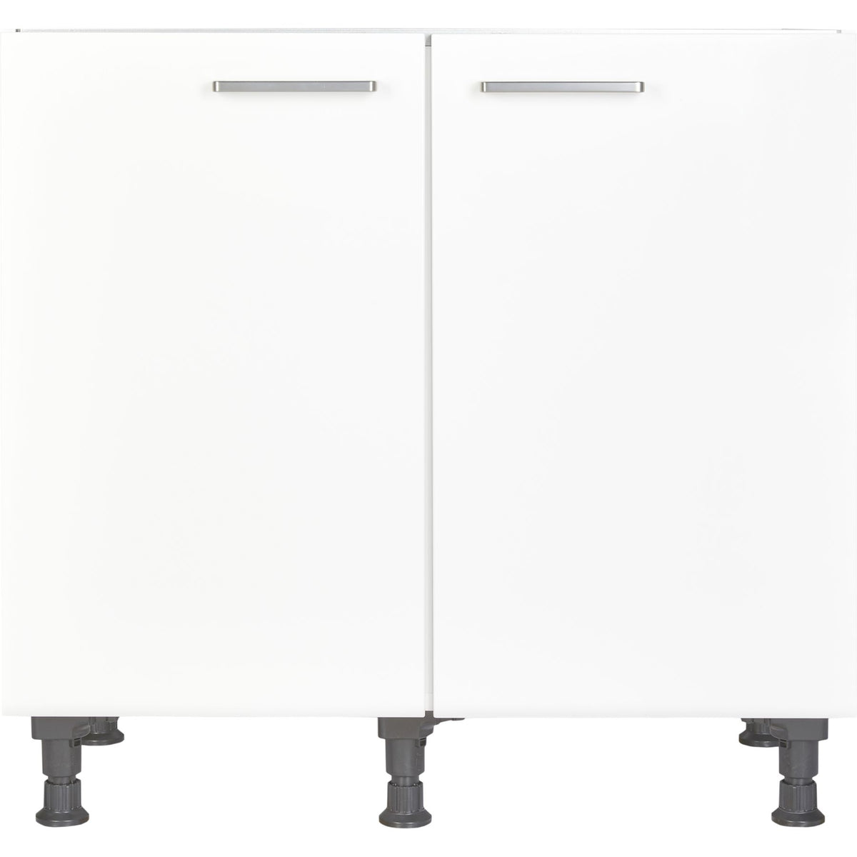 nobilia Spülenschrank SPUD90 mit 2 Türen in 90cm für Einbauspüle weiß