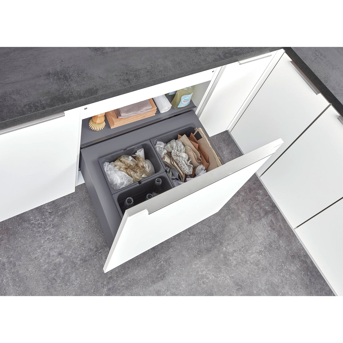 Spülenschrank Mülltrennsystem Frame SPUAD AS60 22296