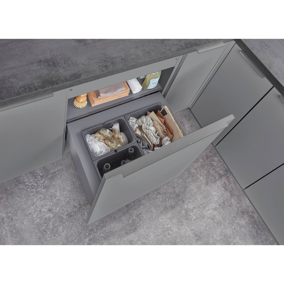 Spülenschrank Mülltrennsystem Frame SPUAD AS60 22296