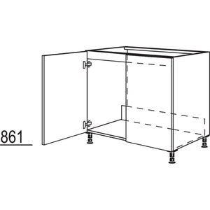 nobilia Maxi-Spülenschrank SPUD120-M 120 cm