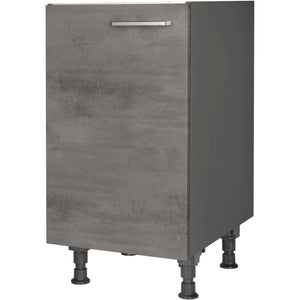 nobilia Spülenschrank SPUD45 45 cm Beton Schiefergrau Dunkel Anthrazit 889 Riva 371