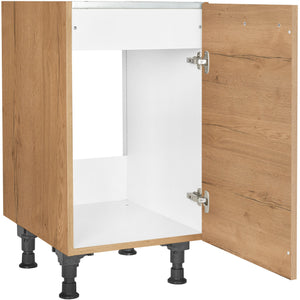 nobilia Spülenschrank SPUD45 45 cm Eiche Sierra Hell 405 Structura 382