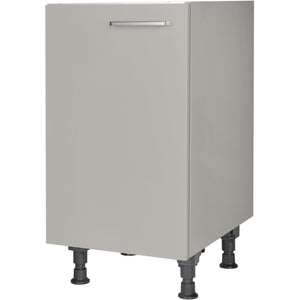 nobilia Spülenschrank SPUD45 45 cm Hellgrau Stein grau super matt 341 Touch 317