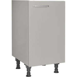 nobilia Spülenschrank SPUD45 45 cm Hellgrau Stein grau super matt 341 Touch 317