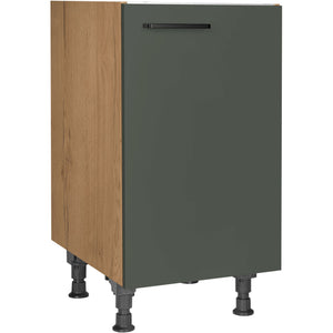 nobilia Spülenschrank SPUD45 45 cm Mineral Grün Ultra Matt 964 Easytouch 945