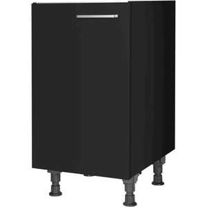 nobilia Spülenschrank SPUD45 45 cm Schwarz super matt 340 Touch 317