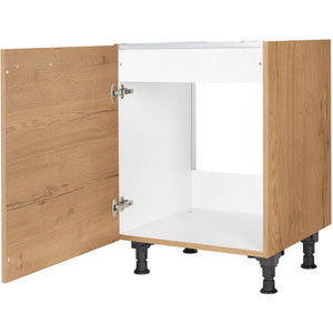 nobilia Spülenschrank SPUD60 60 cm Eiche Sierra Hell 405 Structura 382