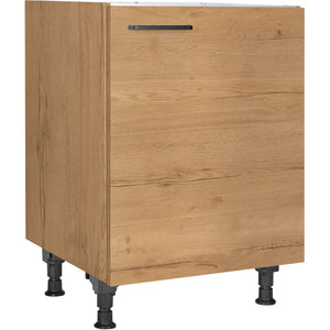 nobilia Spülenschrank SPUD60 60 cm Eiche Sierra Hell 405 Structura 382