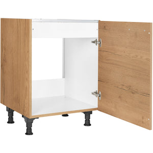 nobilia Spülenschrank SPUD60 60 cm Eiche Sierra Hell 405 Structura 382