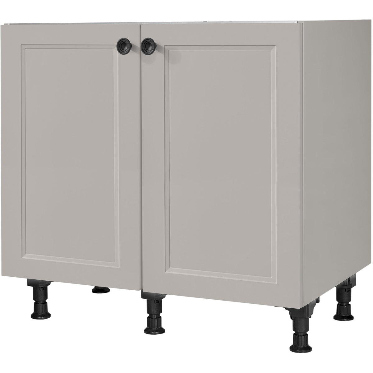 nobilia Spülenschrank SPUD90 90 cm Stein Grau Matt 772 Cascada 684