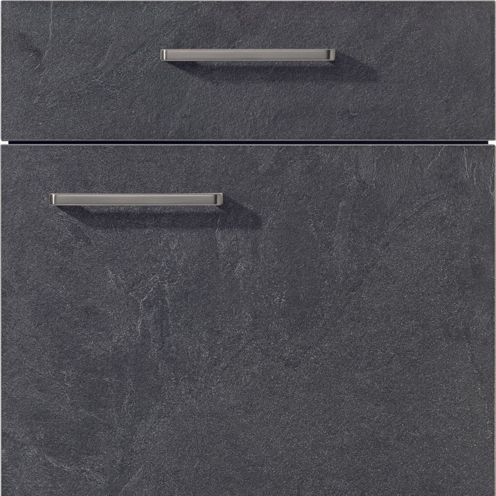 nobilia Küchen Frontüren Muster, Frontmuster - 566 StoneArt Grauschiefer Nachbildung 303 Möbelfront