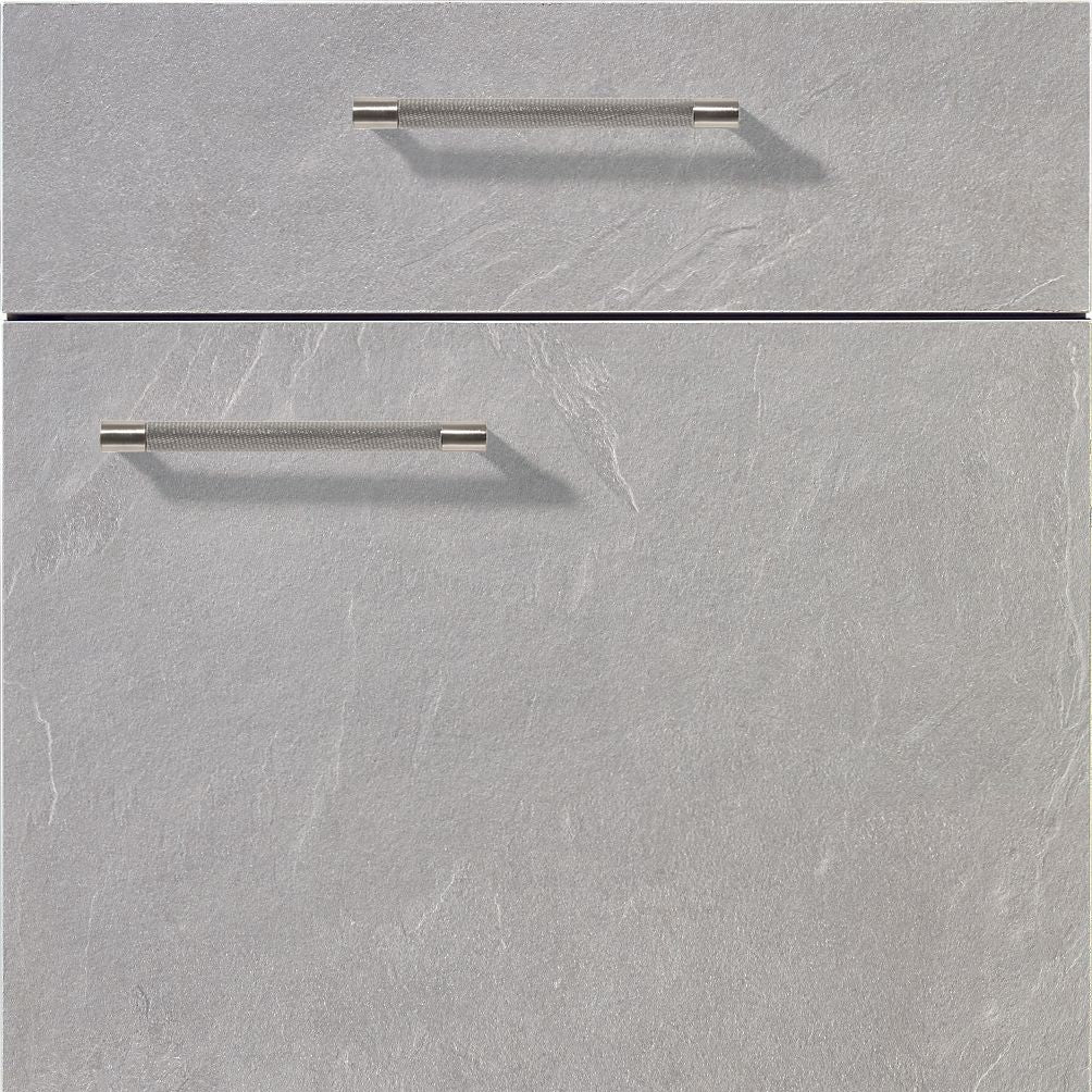 nobilia Küchen Frontüren Muster, Frontmuster - 566 StoneArt Schiefer steingrau Nachbildung 304 Möbelfront