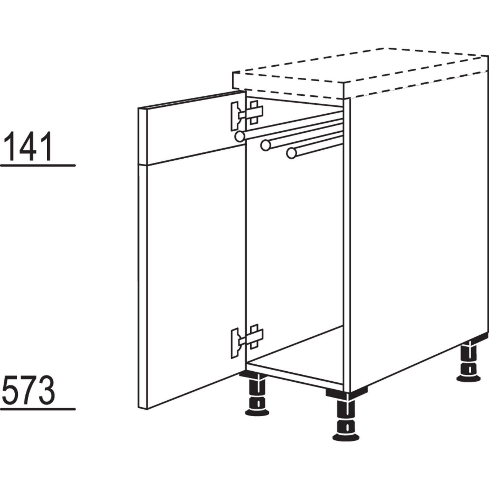 nobilia Meuble bas UHT30 30 cm
