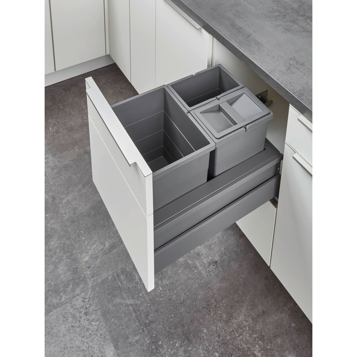 Unterschrank Auzugsschrank Mülltrennung UASA45 21041