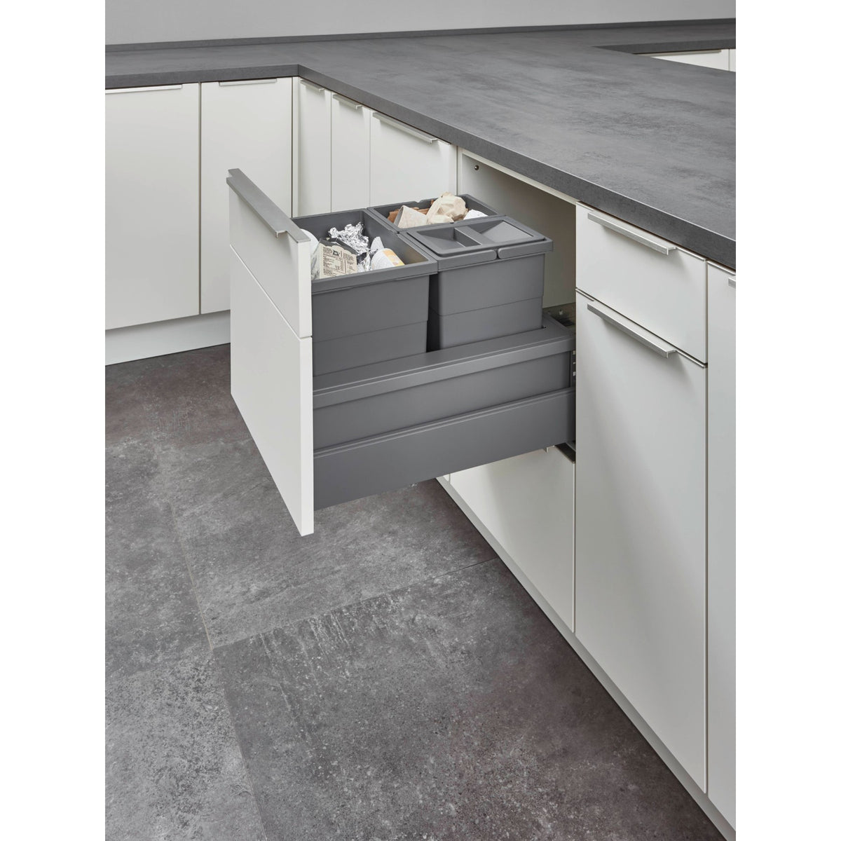 Unterschrank Auzugsschrank Mülltrennung UASA45 21041