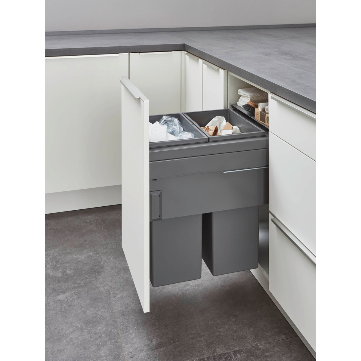 Unterschrank Mülltrennsystem Euro Cargo UDASLEC 45 20471