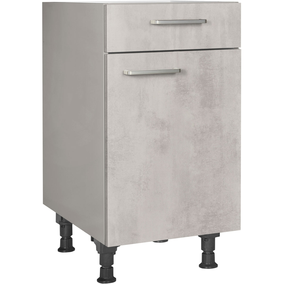 nobilia Unterschrank US45 45 cm Beton Grau Hellgrau Anthrazit 892 Riva 371