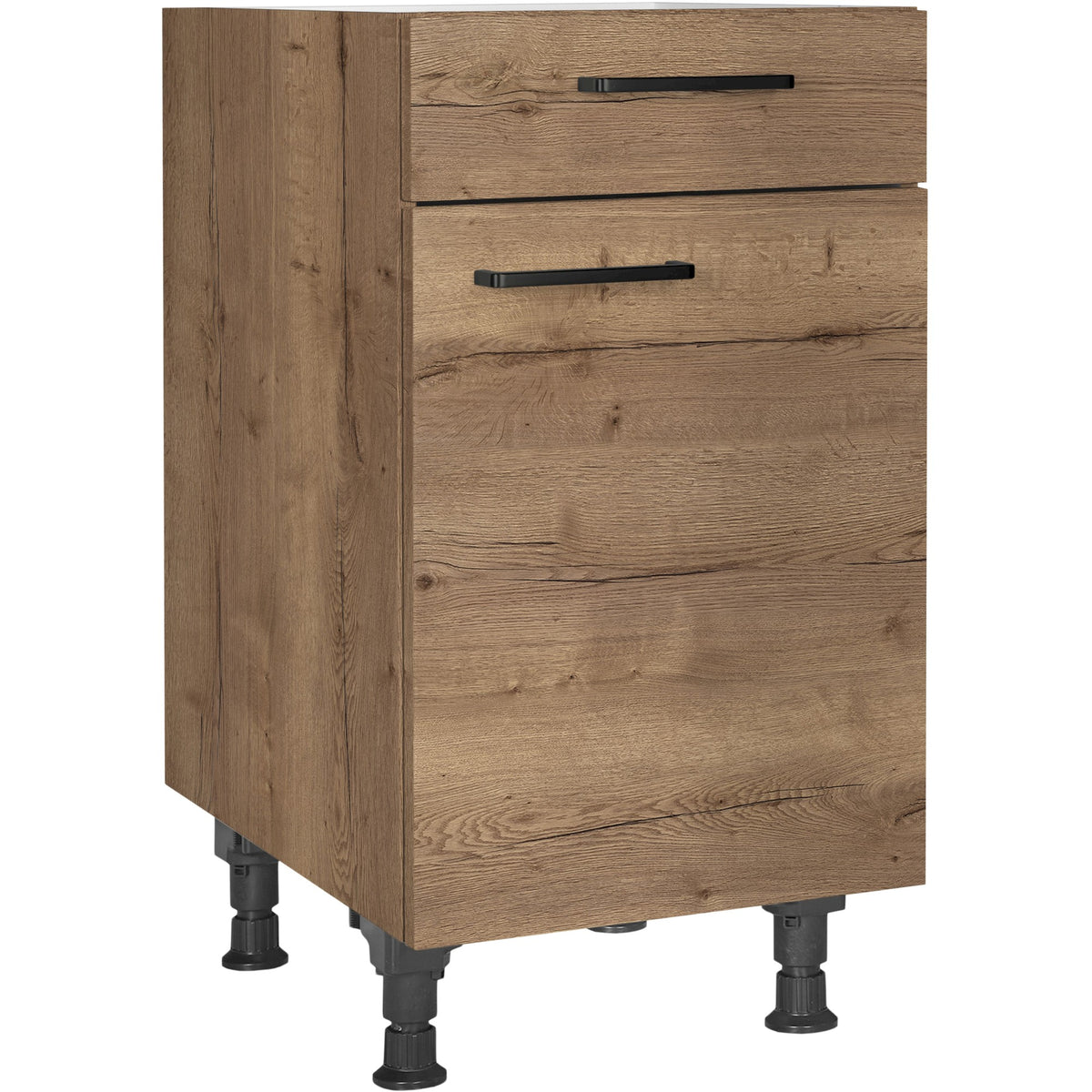 nobilia Unterschrank US45 45 cm Eiche Havanna Dunkel 402 Structura 382