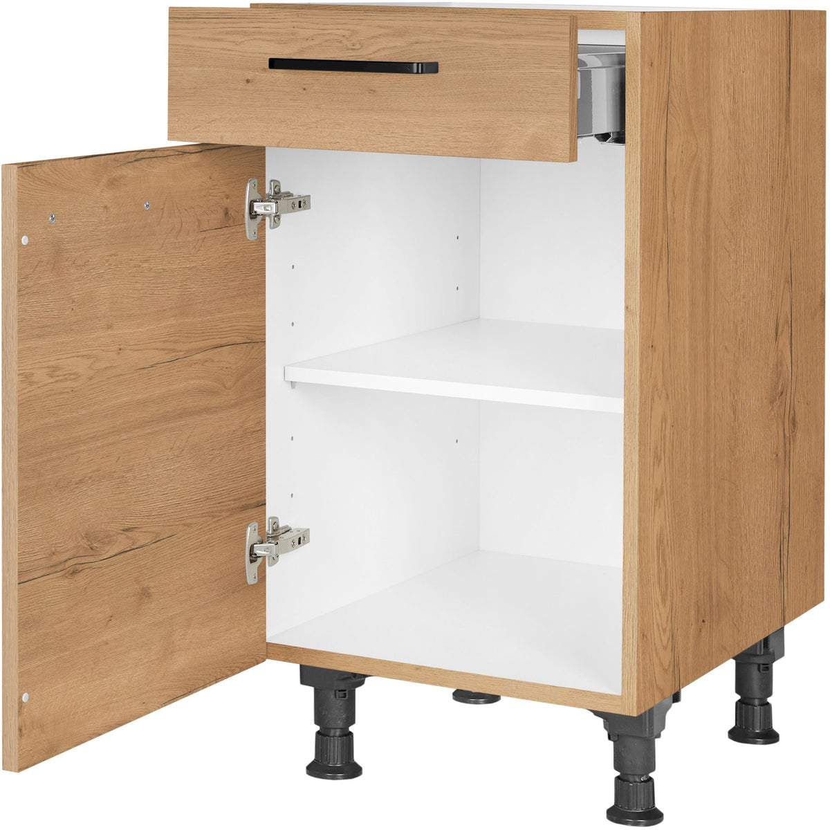 nobilia Unterschrank US45 45 cm Eiche Sierra Hell 405 Structura 382