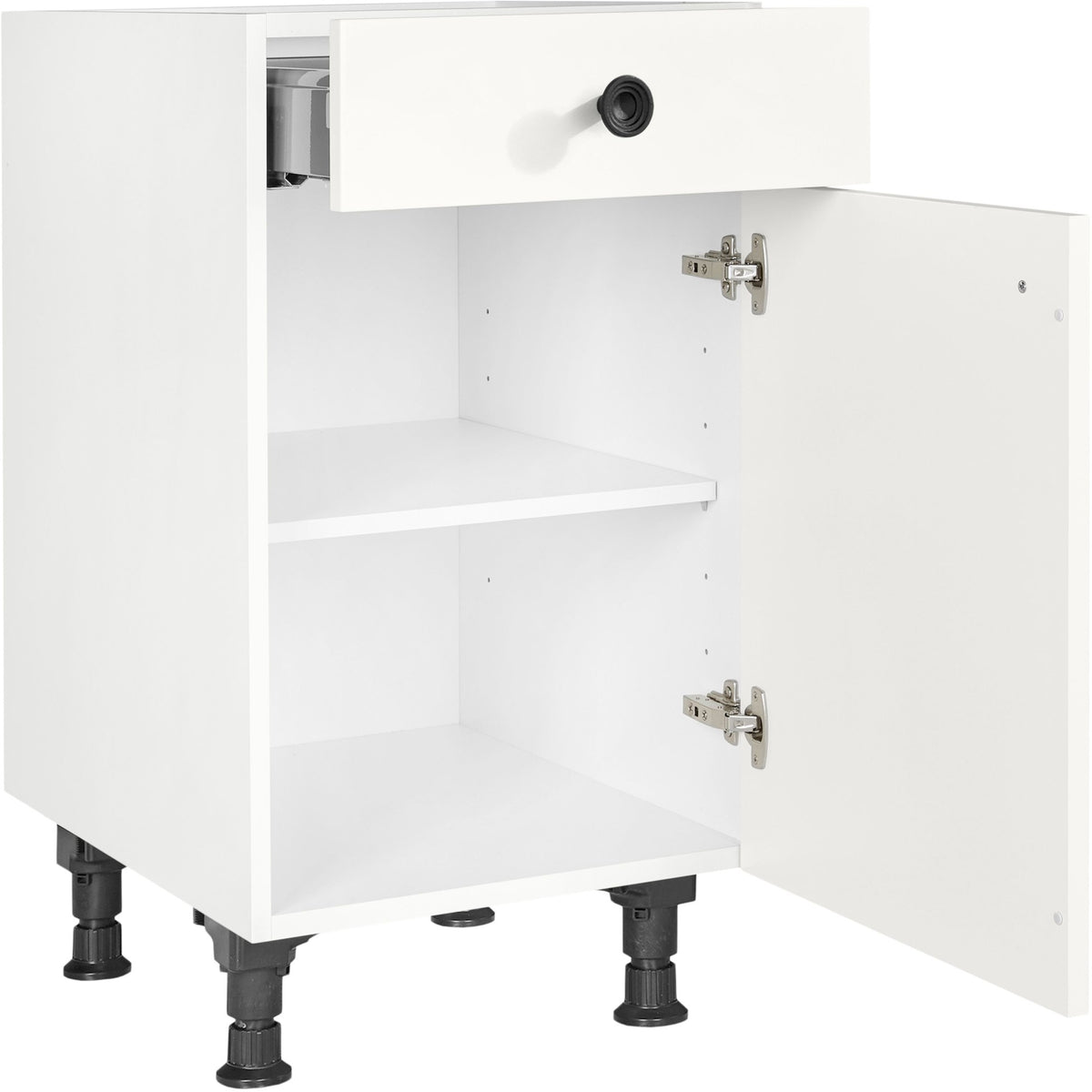 nobilia Unterschrank US45 45 cm Weiss Matt 774 Cascada 684