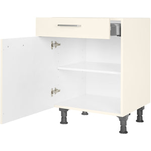 nobilia Unterschrank US60 60 cm Beige Magnolia super matt 336 Touch 317