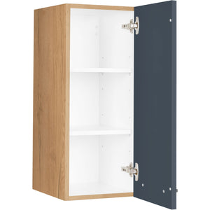 nobilia Wandschrank W30 1 30 cm Dunkel Blau Fjordblau Ultra Matt 966 Easytouch 945