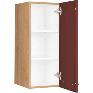 nobilia Wandschrank W30 1 30 cm Dunkel Rot Rostrot Ultra Matt 963 Easytouch 945