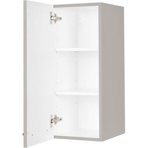 nobilia Wandschrank W30 1 30 cm Hellgrau Stein grau super matt 341 Touch 317