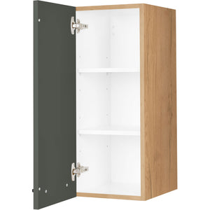 nobilia Wandschrank W30 1 30 cm Mineral Grün Ultra Matt 964 Easytouch 945