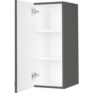 nobilia Wandschrank W30 1 30 cm Schiefergrau Dunkel Anthrazit Hoch glanz 453 Flash 648