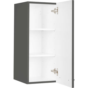 nobilia Wandschrank W30 1 30 cm Schiefergrau Dunkel Anthrazit Hoch glanz 453 Flash 648