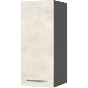 nobilia Wandschrank W30 1 30 cm Weiss Beton Grau Beige 891 Riva 371