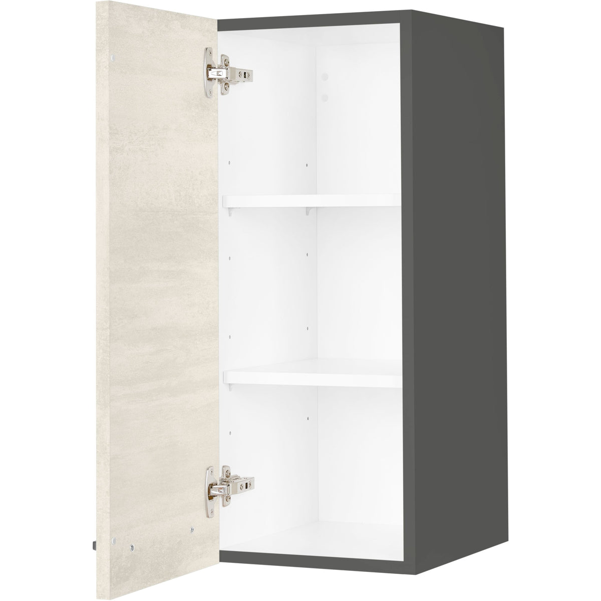 nobilia Wandschrank W30 1 30 cm Weiss Beton Grau Beige 891 Riva 371