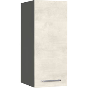 nobilia Wandschrank W30 1 30 cm Weiss Beton Grau Beige 891 Riva 371