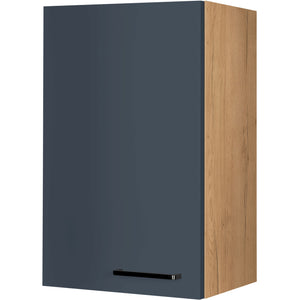 nobilia Wandschrank W45 1 45 cm Dunkel Blau Fjordblau Ultra Matt 966 Easytouch 945