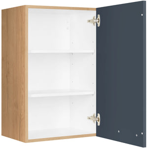 nobilia Wandschrank W45 1 45 cm Dunkel Blau Fjordblau Ultra Matt 966 Easytouch 945