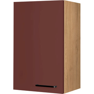 nobilia Wandschrank W45 1 45 cm Dunkel Rot Rostrot Ultra Matt 963 Easytouch 945