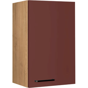 nobilia Wandschrank W45 1 45 cm Dunkel Rot Rostrot Ultra Matt 963 Easytouch 945