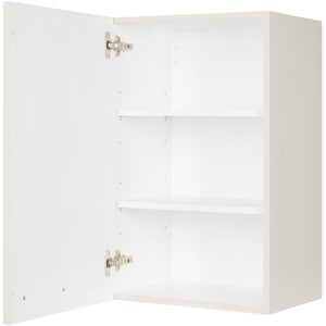 nobilia Wandschrank W45 1 45 cm Hell Grau Seiden grau Hoch Glanz 455 Flash 648