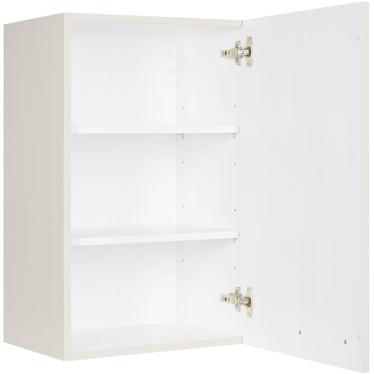 nobilia Wandschrank W45 1 45 cm Hell Grau Seiden grau Hoch Glanz 455 Flash 648