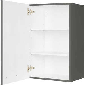 nobilia Wandschrank W45 1 45 cm Schiefergrau Dunkel Anthrazit Hoch glanz 453 Flash 648