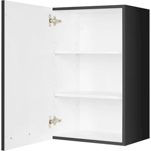 nobilia Wandschrank W45 1 45 cm Schwarz super matt 340 Touch 317