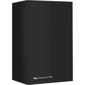 nobilia Wandschrank W45 1 45 cm Schwarz super matt 340 Touch 317