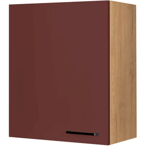 nobilia Wandschrank W60 1 60 cm Dunkel Rot Rostrot Ultra Matt 963 Easytouch 945