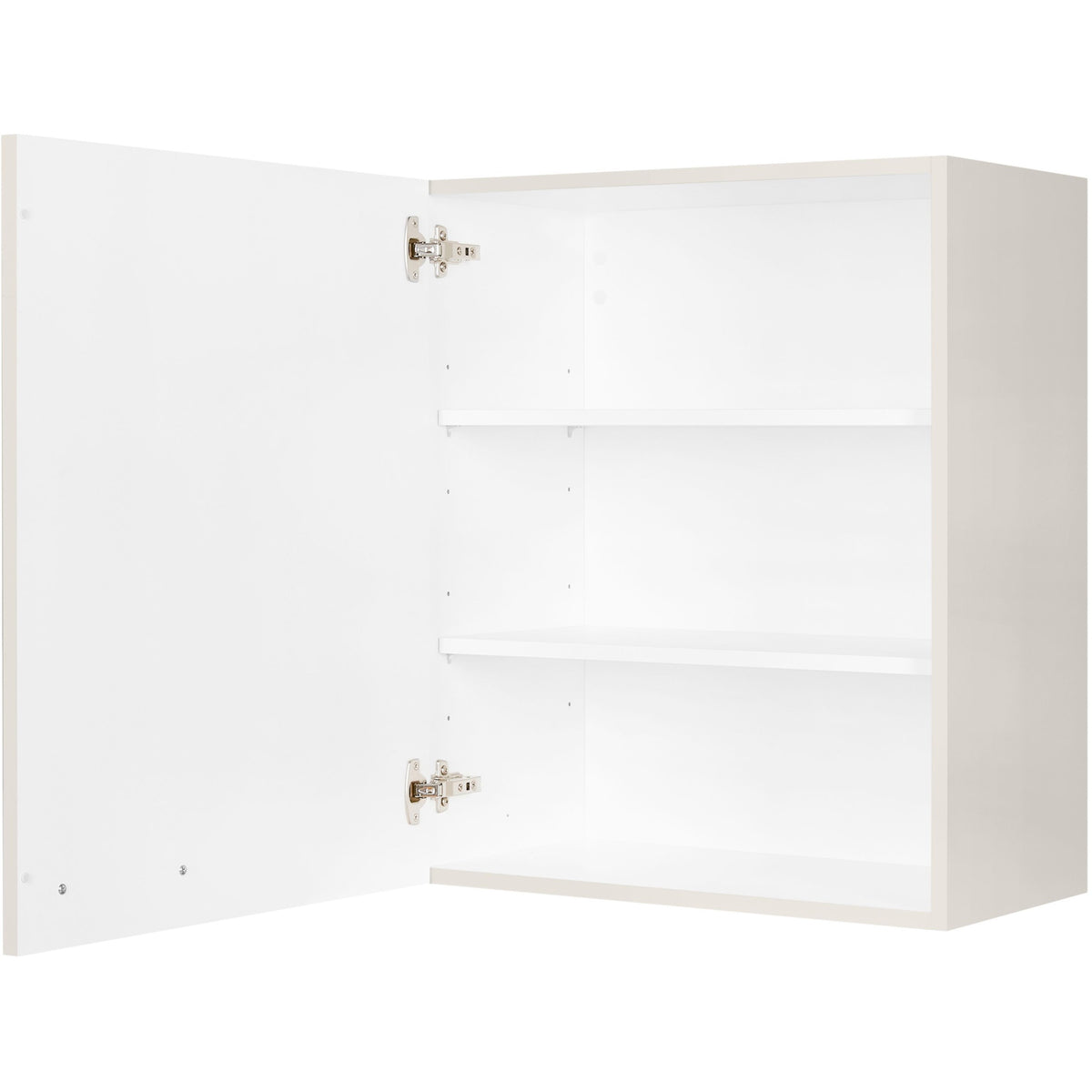 nobilia Wandschrank W60 1 60 cm Hell Grau Seiden grau Hoch Glanz 455 Flash 648