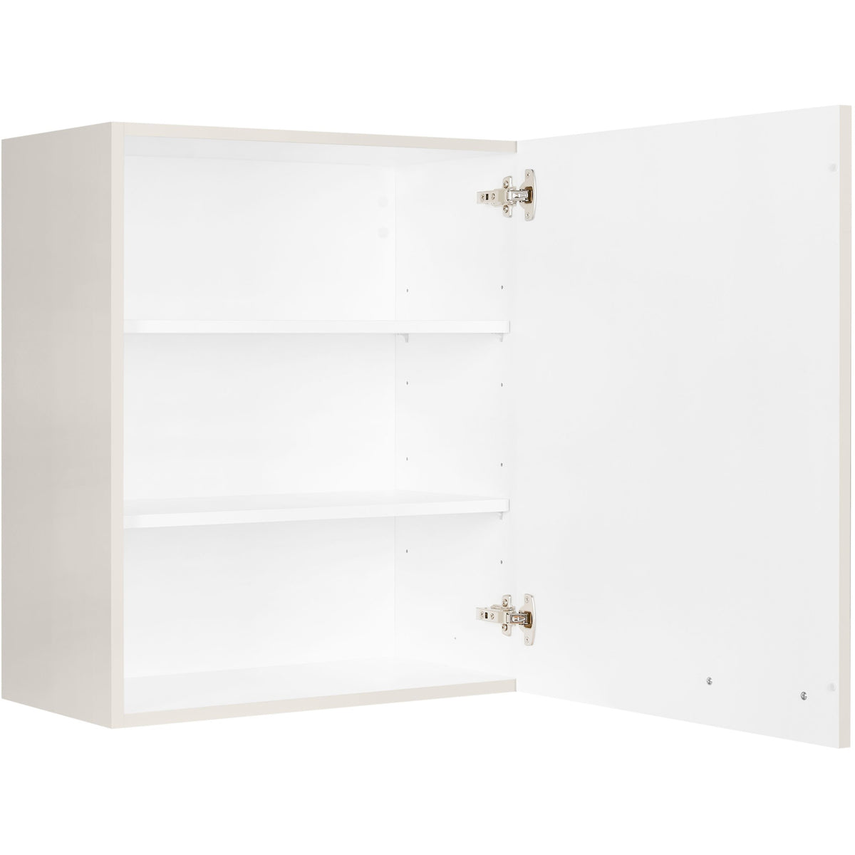 nobilia Wandschrank W60 1 60 cm Hell Grau Seiden grau Hoch Glanz 455 Flash 648