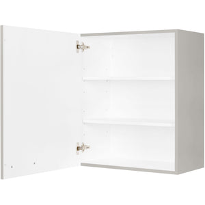 nobilia Wandschrank W60 1 60 cm Hellgrau Stein grau super matt 341 Touch 317