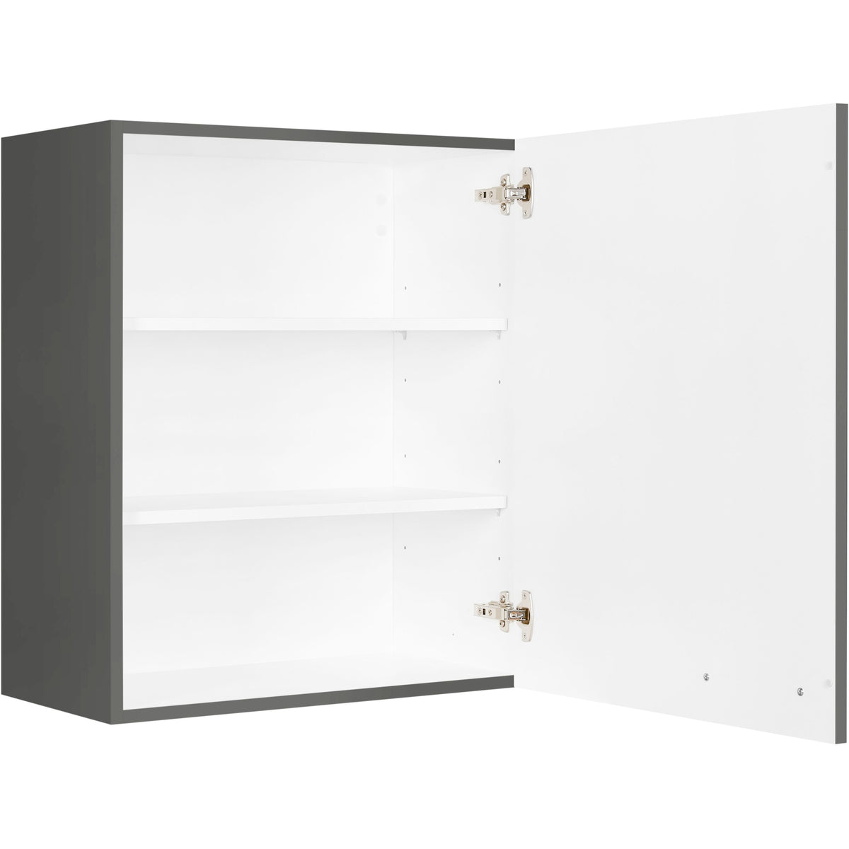 nobilia Wandschrank W60 1 60 cm Schiefergrau Dunkel Anthrazit Hoch glanz 453 Flash 648