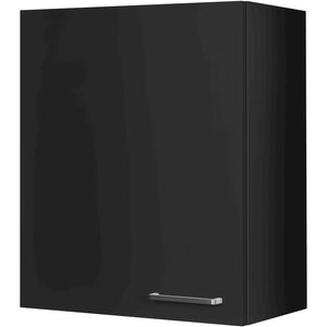 nobilia Wandschrank W60 1 60 cm Schwarz super matt 340 Touch 317