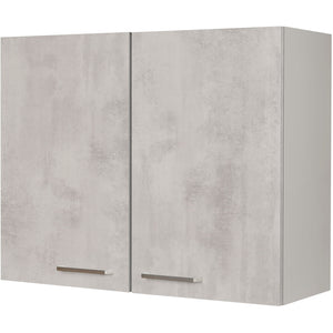 nobilia Wandschrank W90 1 90 cm Beton Grau Hellgrau Anthrazit 892 Riva 371